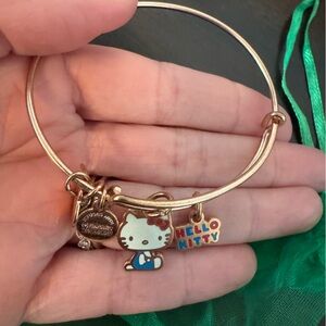 Hello Kitty Alex and Ani gold bracelet
